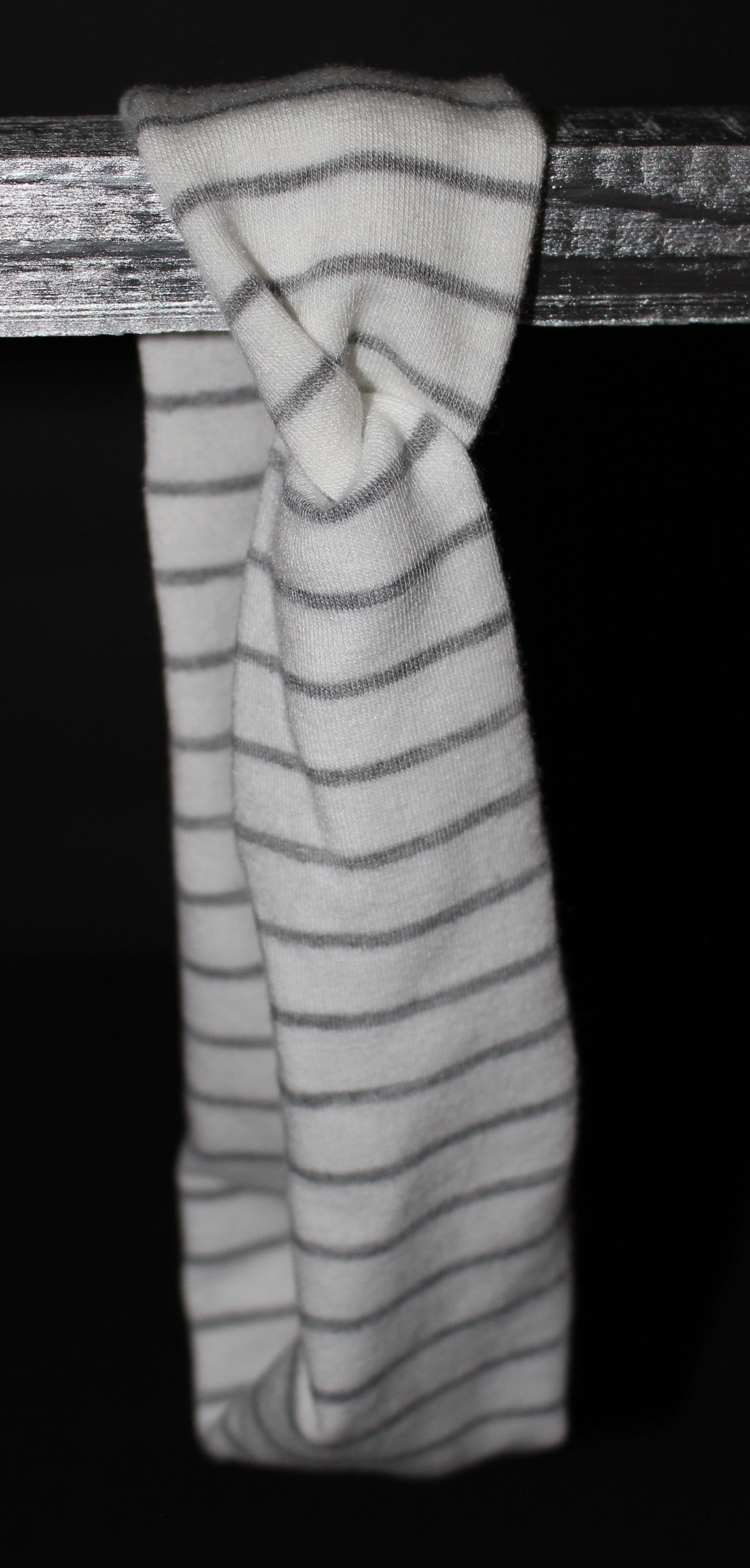 Head Bandz - Tiny Grey Stripes